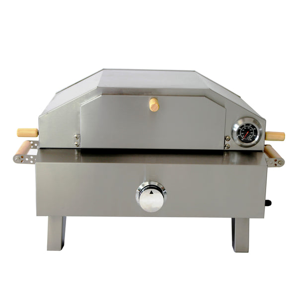 Portable Outdoor Stainless Steel Propane BBQ Gas Grill + Pizza Oven Co –  SDI Factory Direct Wholesale