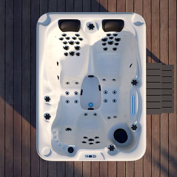 3 Person Outdoor Hydrotherapy Bathtub Hot Bath Tub Whirlpool SPA SYM60 –  SDI Factory Direct Wholesale