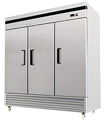 Commercial 3 Door Reach-In Freezer