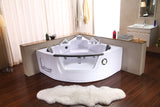 2 Person Hydrotherapy Computerized Massage Indoor Whirlpool Jetted Bathtub Hot Tub 050A WHITE  New / Open Box Sale