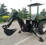 3 Point Hitch PTO Drive BH6600HT Hydraulic Backhoe Excavator Attachment 2 Buckets Hydraulic Thumb