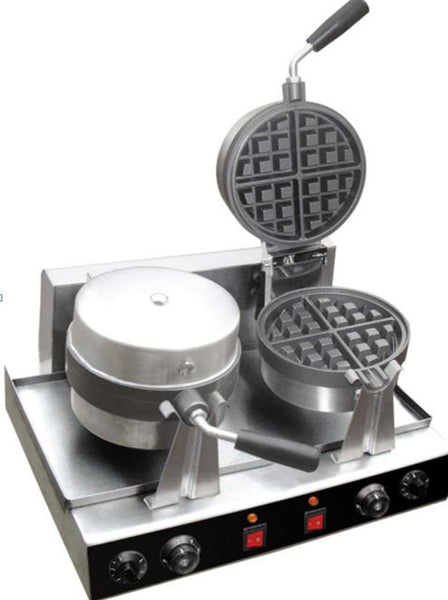 Commercial Double Waffle Maker Stainless Steel - Electric – SDI Factory ...